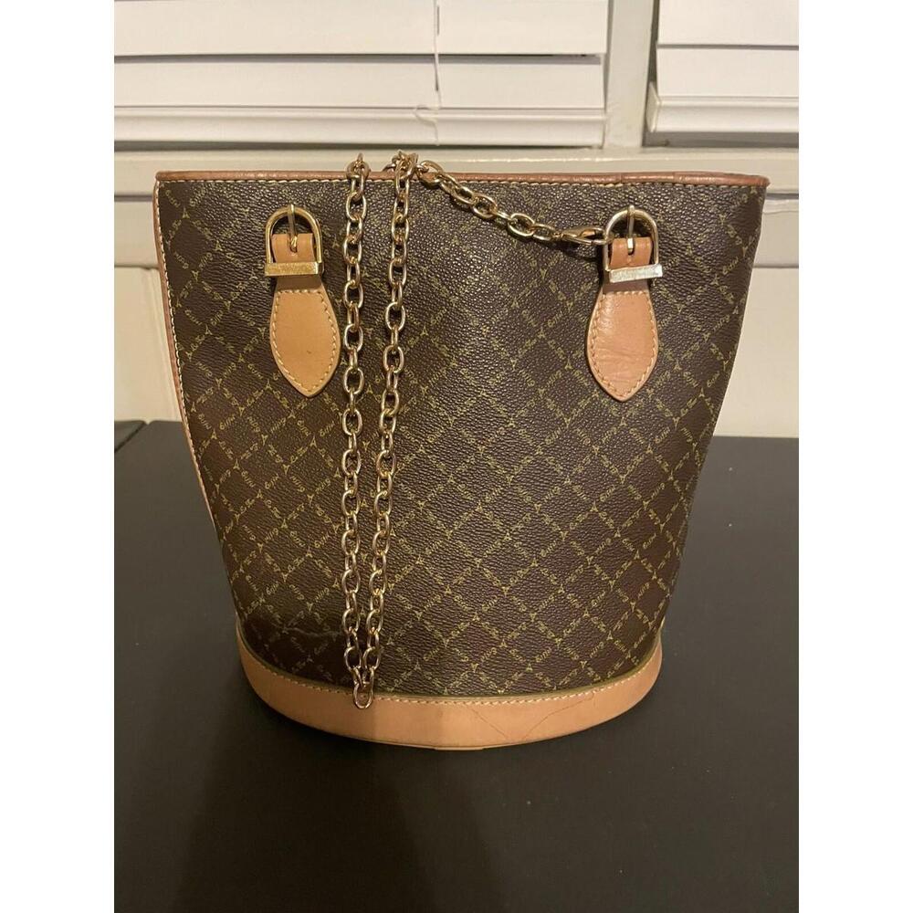 La Tour Eiffel Crossbody 1887 Bucket Style Purse Genuine Leather - Picture 4 of 9